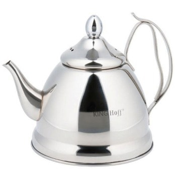 Чайник Kinghoff KH 3761, 1 литър, неръждаема стомана, подходящ за индукционни котлони, инокс | JAR Computers Kinghoff KH 3761