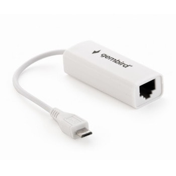 Gembird MicroUSB 2.0 LAN adapter for mobile device