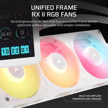 corsair icue link titan ii 360 rx lcd white | JAR Computers corsair icue link titan ii 360 rx lcd white