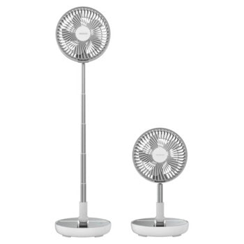 Настолен вентилатор Cecotec EnergySilence 800 FoldAir Portable, 3 скорости, 20 cm диаметър, сив | JAR Computers Cecotec EnergySilence 800 FoldAir Portable 08224