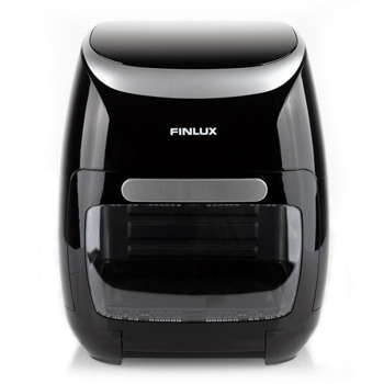 Уред за здравословно готвене Finlux FAO-1120FX, горещ въздух, 11 л. вместимост, 8 предварително зададени програми за готвене, тъч скрийн, защита против прегряване, 2000W, черен | JAR Computers Finlux FAO-1120FX