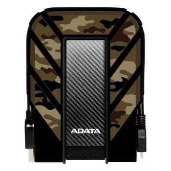 Твърд диск 1TB ADATA HD710M Pro (AHD710MP-1TU31-CCF)(камуфлаж), външен, 2.5" (6.35cm), USB 3.2 Gen1 | JAR Computers AData AHD710MP-1TU31-CCF