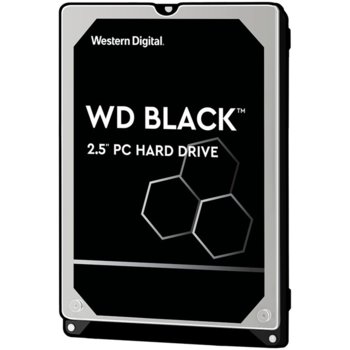 Твърд диск 500GB WD Black Mobile WD5000LPSX, SATA 6Gb/s, 7200rpm, 64MB кеш, 2.5" (6.35 cm) | JAR Computers Western Digital WD5000LPSX