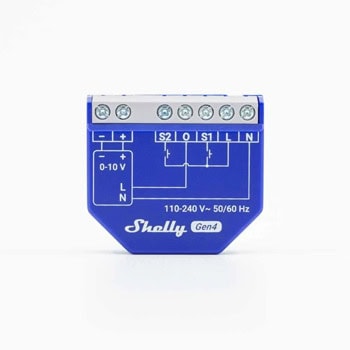 Shelly Dimmer 0/1-10V PM Gen4 S4DM-0010WW | JAR Computers Shelly Dimmer 0/1-10V PM Gen4 S4DM-0010WW
