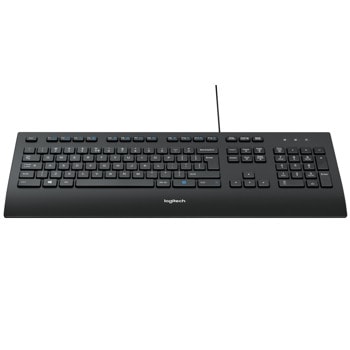 Клавиатура Logitech K280e, усилена конструкция, черна, USB | JAR Computers Logitech Keyboard K280e, OEM