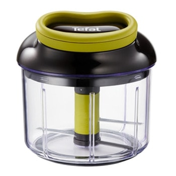 Ръчен чопър Tefal K1320404, острие от неръждаема стомана, черен/зелен | JAR Computers Tefal K1320404