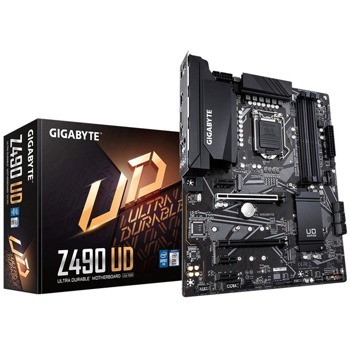 Дънна платка Gigabyte Z490 UD, Z490, LGA1200, DDR4, PCI-E 3.0 (HDMI)(CF), 6x SATA 6Gb/s, 2x M.2, 1x USB 3.2 Gen 2, ATX | JAR Computers Gigabyte Z490 UD