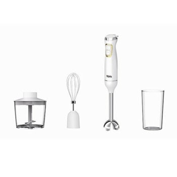 Пасатор Oliver Voltz OV51112WSC с кана, чопър и бъркалка, 800W, 2 степени на работа, 700ml обем, бял | JAR Computers Пасатор Oliver Voltz OV51112WSC бял