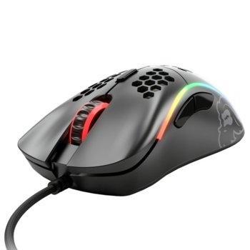 Мишка Glorious Odin D, оптична (12 000dpi), USB, матирано черна, геймърска, подсветка | JAR Computers Glorious Odin D matte black GD-BLACK