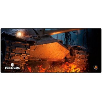 Подложка за мишка Cougar Arena World of Tanks CG3PARWHBBRB30001, гейминг, щампа, 800 x 300 x 5 mm | JAR Computers Cougar CG3PARWHBBRB30001