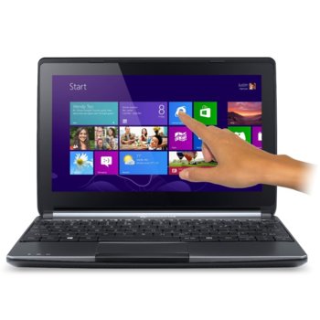 Лаптоп 10.1" (25.65 cm) Packard Bell ENME69BMP-28052G50nii, двуядрен Celeron® N2805 1.46GHz, сензорен мулти-тъч HD LED Display (HDMI), 2GB, 500GB, Windows 8, 1.08kg, 2г. гаранция | JAR Computers 10.1 Packard Bell ENME69BMP-28052G50ni Windows8
