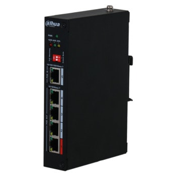 PoE инжектор Dahua PFT1500, PoE 802.3af, 4x LAN (RJ-45), 1x LAN PoE, 90W | JAR Computers Dahua PFT1500