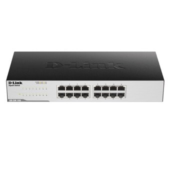 Суич D-Link (GO-SW-16G), 16 port 1000 Mbps | JAR Computers D-Link 16 port