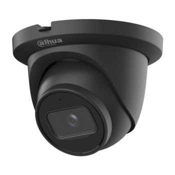 IP камера Dahua IPC-HDW5541TM-ASE-0280B-S3 Black, куполна камера, 5MPix(2960x1668@20fps), 2.8mm обектив, H.265+/H.265/H.264/H.264H/H.264B/H.264+/MJPEG, IR осветеност (до 50м), външна IP67, PoE, microSD слот до 512GB, вграден микрофон | JAR Computers Dahua IPC-HDW5541TM-ASE-0280B-S3 - Black