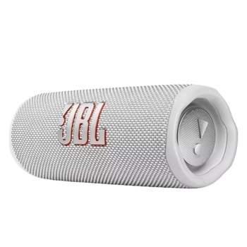 Тонколона JBL Flip 6, 1.0, 30W RMS, безжична, Bluetooth, до 12 часа време на работа, IP67, бяла | JAR Computers JBL Flip 6 White