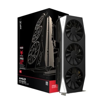Видео карта AMD Radeon RX 9070 XT, 16GB, XFX Mercury Gaming Edition, PCI-E 5.0, GDDR6, 256-bit, DisplayPort, HDMI | JAR Computers XFX RX-97TMERCB9