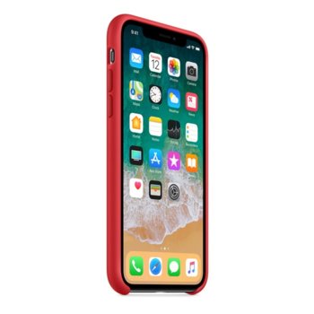 Apple iPhone X Silicone Case - (PRODUCT) RED