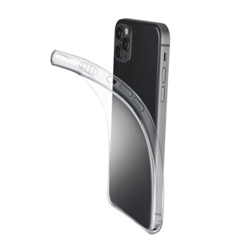 Калъф за Apple iPhone 12 Pro Max, гумен, Cellularline Fine, прозрачен | JAR Computers Cellularline Fine iPhone 12 Pro Max