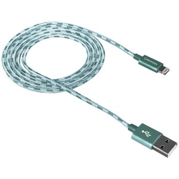 Canyon USB A(м) to Lightning(м) 1m Green CNE-CFI3G