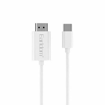 Кабел Earldom ET-W32, от USB Type-C(м) към HDMI(м), 2m, бял, 4K@30Hz | JAR Computers Earldom ET-W32 40375