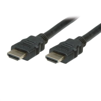 Кабел Roline S3703-10 от HDMI(м) към HDMI(м), 5m, 3840x2160 60Hz, черен | JAR Computers ROLINE S3703-10