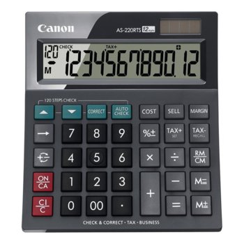 Калкулатор Canon AS-220RTS, настолен | JAR Computers Canon AS-220RTS desktop Calculator