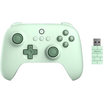 Геймпад 8Bitdo Ultimate C 2.4G Green, безжичен, за Android/PC, USB, зелен | JAR Computers 8BitDo Ultimate C 2.4G Green