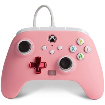 Геймпад PowerA Enhanced Pink Inline, за Xbox One/Series X/S/PC, розов image