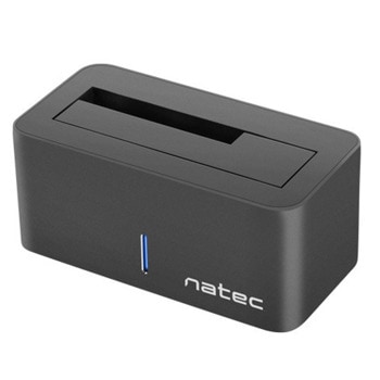 Докинг станция Natec Kangaroo NSD-09544, съвместимост с 2.5" и 3.5" HDD, USB 3.0, 1x SATA III 6 Gb/s, черна | JAR Computers Natec Kangaroo NSD-0954