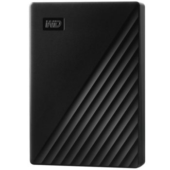 Твърд диск 4TB, WD My Passport, външен, 2.5" (6.35 cm), USB 3.2, черен | JAR Computers WD My Passport 4TB