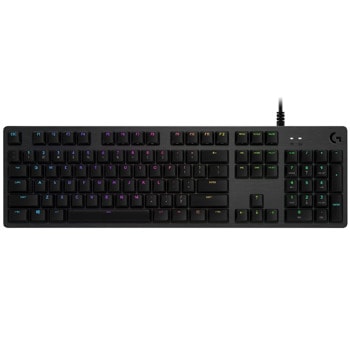 Клавиатура Logitech G512 Carbon, механична, GX Red Linear Switch, геймърска, подсветка, черна image