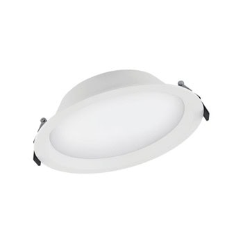 LED луна за вграждане Ledvance DL ALU DN 200 IP44/IP20 WT, 25W, 240V, 2250lm, защита (IP44), 3000K | JAR Computers Ledvance DL ALU DN 200 25 W 3000 K IP44/IP20 WT