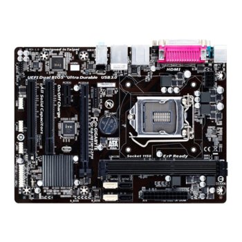 Дънна платка Gigabyte H81M-S2PH, H81, LGA1150, DDR3, PCI-E (HDMI&VGA), 2x SATA 6Gb/s, 2x USB 3.0, microATX | JAR Computers Gigabyte H81M-S2PH