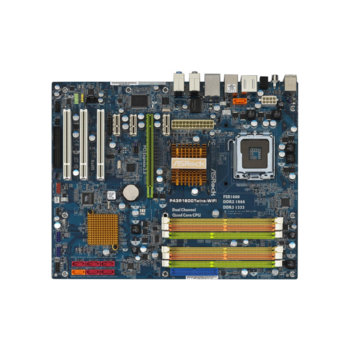 Дънна платка ASRock P43R1600Twins-WiFi, P43, S775, DDR2 & DDR3, PCI-E, SB7.1, WiFi 802.11b/g & Lan1000, SATA RAID, eSATA, ATX | JAR Computers ASRock P43R1600Twins-WiFi