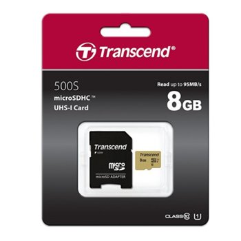8GB microSD Transcend TS8GUSD500S