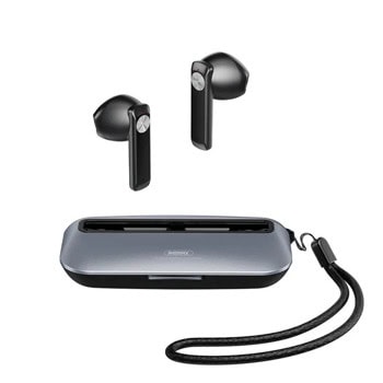 Слушалки Remax Shell AlloyBuds M2, безжични, Bluetooth, микрофон, до 5 часа време на работа, черни | JAR Computers Слушалки Remax Shell AlloyBuds M2 Black 20739
