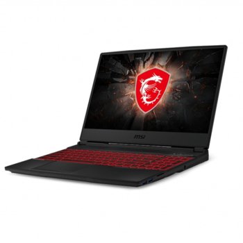 Лаптоп MSI GL65 Leopard 10SER (9S7-16U722-446), четириядрен Comet Lake Intel Core i5-10300H 2.5/4.5 GHz, 15.6" (39.62 cm) Full HD IPS 144Hz Anti-Glare Display & RTX 2060 6GB, (mDP), 8GB DDR4, 512GB SSD, 1x USB 3.2 Type-C, No OS | JAR Computers MSI GL65 Leopard 10SER