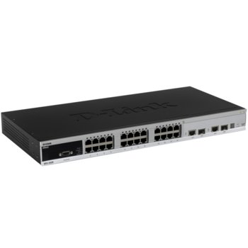 Суич D-Link DES-3528 xStack 24Ports 10/100Mbps, Layer 2Ports + Managed, 2Ports Combo Gigabit | JAR Computers Switch D-Link DES-3528 xStack 28Ports 10/100Mbps,
