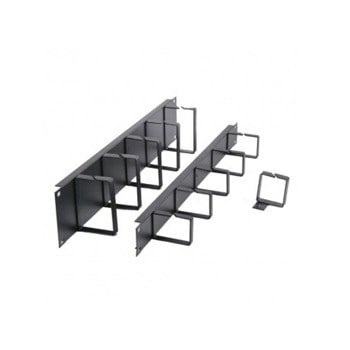 Панел за подредба на кабели Formrack F0565O1U, за сървърен шкаф 19", 1U, черен | JAR Computers Formrack F0565O1U