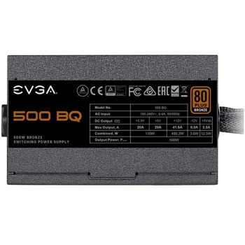 EVGA 500 BQ 80 Plus BRONZE 110-BQ-0500-K2