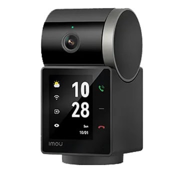 IP камера Imou Rex VT (IPC-S2VBP-5M0WR), куполна PT (Pan/Tilt) камера, 5Mpix(2880x1620@15fps), 3.6mm обектив, H.265/H.264, IR осветеност (до 20 метра) LAN, Wi-Fi, MicroSD слот (до 256GB), микрофон и говорител, 2.4 инчов екран, засичане на движение | JAR Computers Imou Rex VT IPC-S2VBP-5M0WR