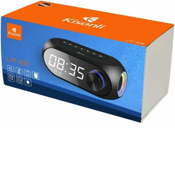 тонколона kisonli lp-2s часовник fm rgb 22280