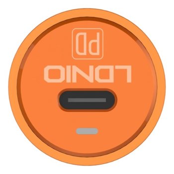 Зарядно устройство LDNIO C61C 1xType-C PD, Оранжев