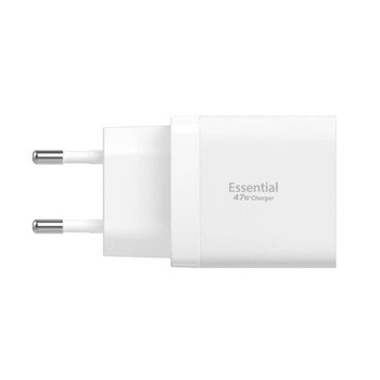 spigen arcstation essential dual 47w бяло