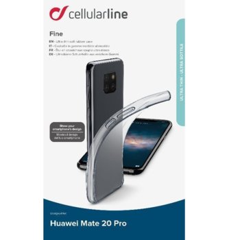 Прозрачен калъф Fine за Huawei Mate 20 Pro