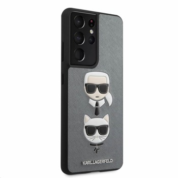 Karl Lagerfeld Saffiano Karl & Choupette Heads