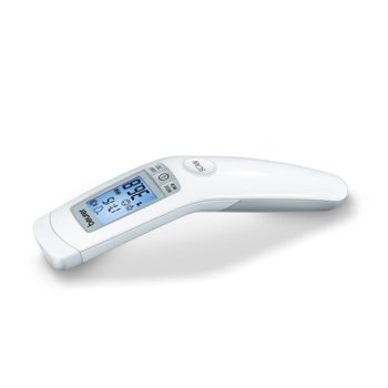 Инфрачервен термометър Beurer Мултифункционален, може да измерва телесна температура, температура на повърхността на предмети, температура на въздуха, светлинна индикация при повишена температура, звукови сигнали image