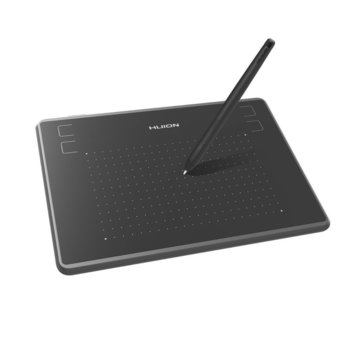 Графичен таблет Huion Inspiroy H430P (черен), 122 x 76 mm, 5080 lpi, 4096 ниво на натиск, писалка | JAR Computers Huion Inspiroy H430P Black