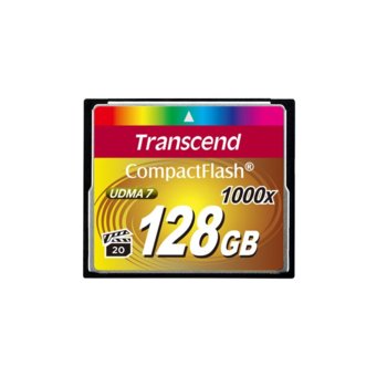 Transcend 128GB CF Card (1000x, Type I)