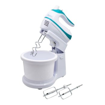Миксер Zephyr ZP 1115 A, 500 W, 5 степени на работа, с турбо, 2.6 л. обем на купата, бъркалки за тесто, бял | JAR Computers Миксер с купа 2в1 Zephyr ZP 1115 A